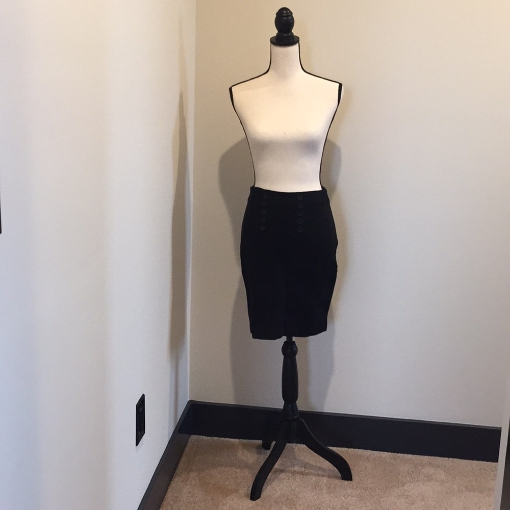 Ann Taylor Petite Skirt NWT size 2p black